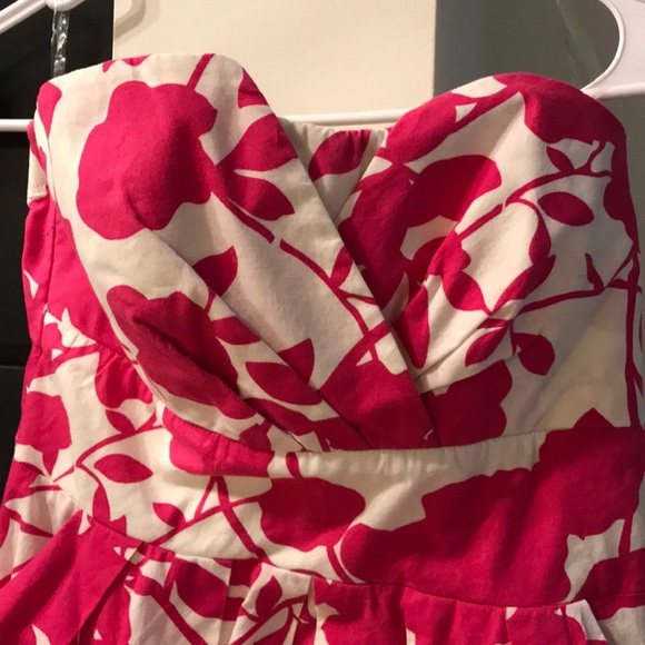 Strapless Floral Dress - Picture 2 of 4